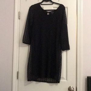 Long sleeve mini dress